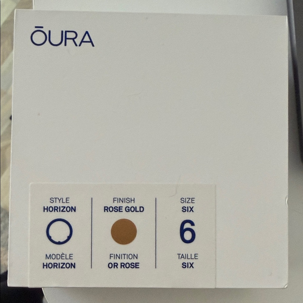 Oura Horizon Ring in Rose Gold Gen 3